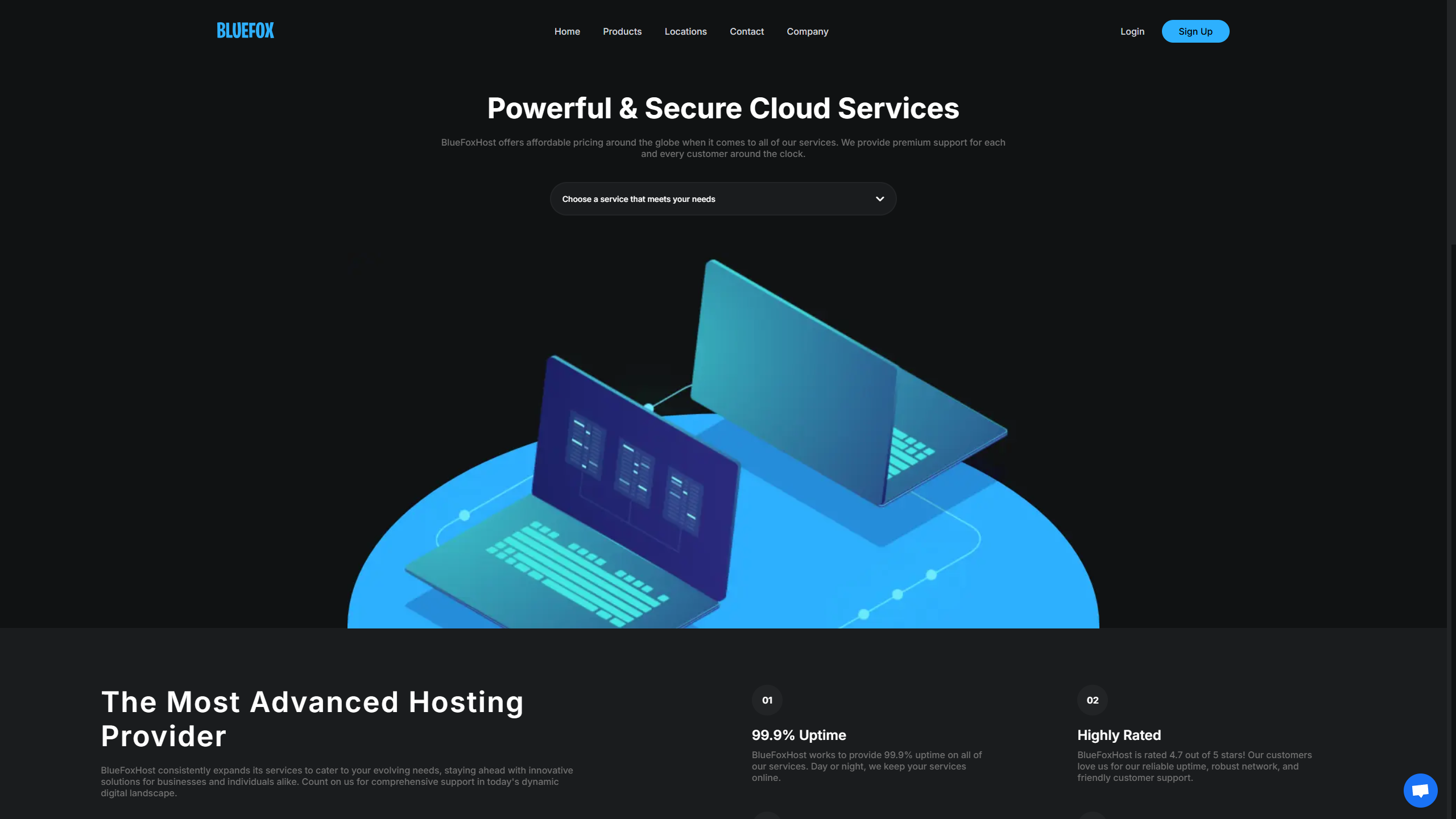 BlueFoxHost Project Image